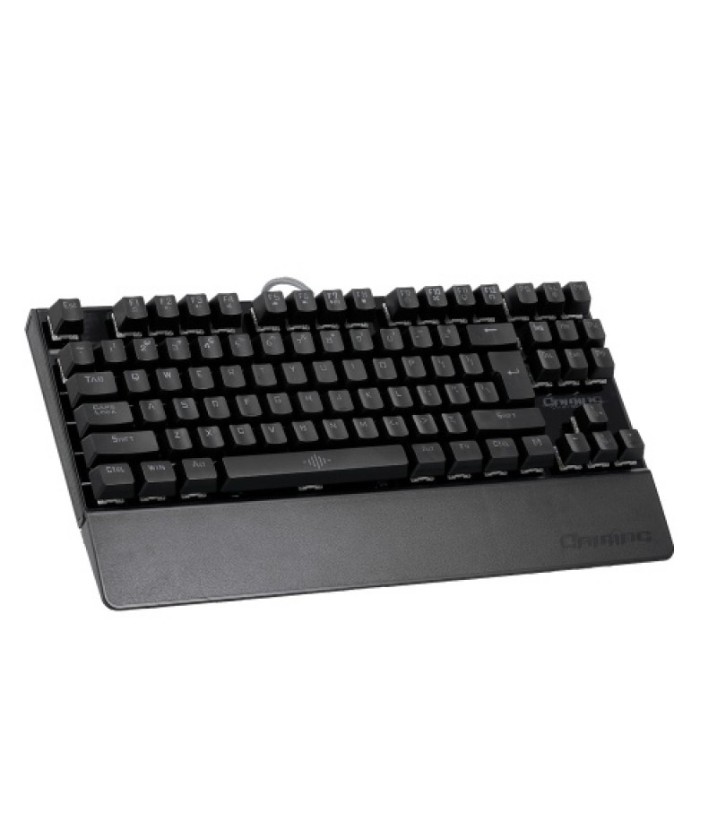 Backlit Mechanical Gaming Keyboard Blue Switch 87 Keys Ergonomic Keyboard Suspended Keys with Hand Wrist(Black)