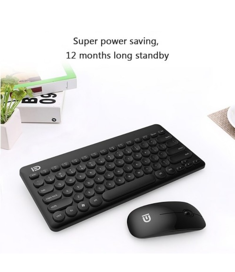 FUDE IK6620 Ultra Slim 2.4G Wireless Keyboard Mouse Set