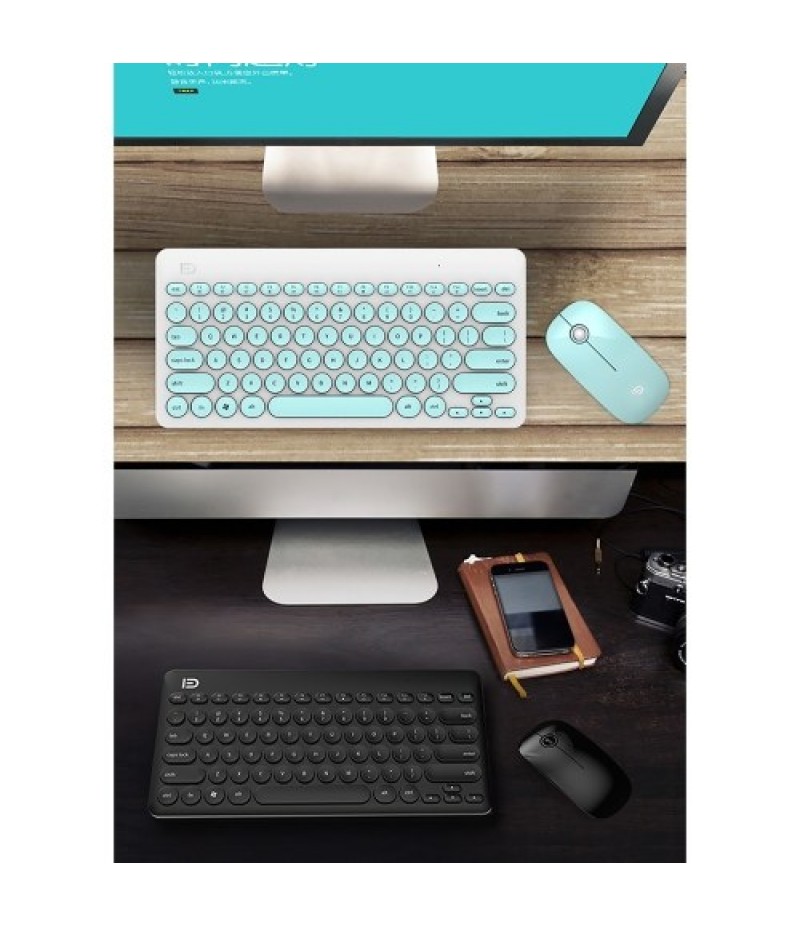 FUDE IK6620 Ultra Slim 2.4G Wireless Keyboard Mouse Set