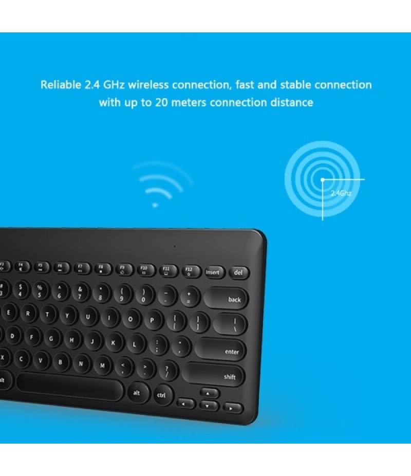 FUDE IK6620 Ultra Slim 2.4G Wireless Keyboard Mouse Set