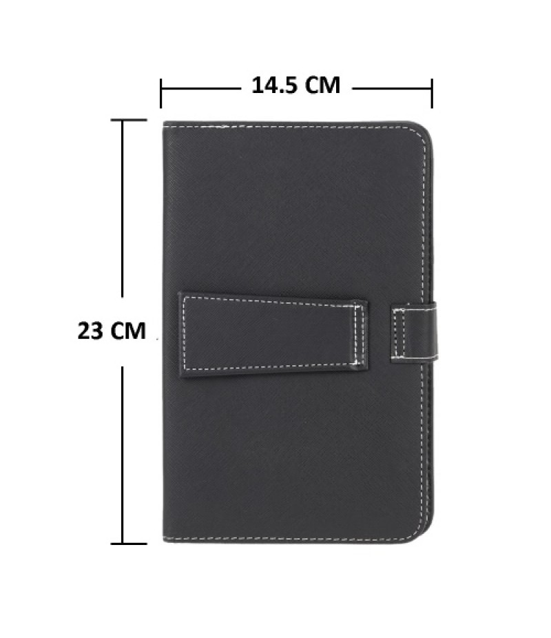 Folding Foldable Folio Magnetic PU Leather Case Cover Stand Holder without Keyboard Stylus Pen for Android 7/8 Inch Tablet