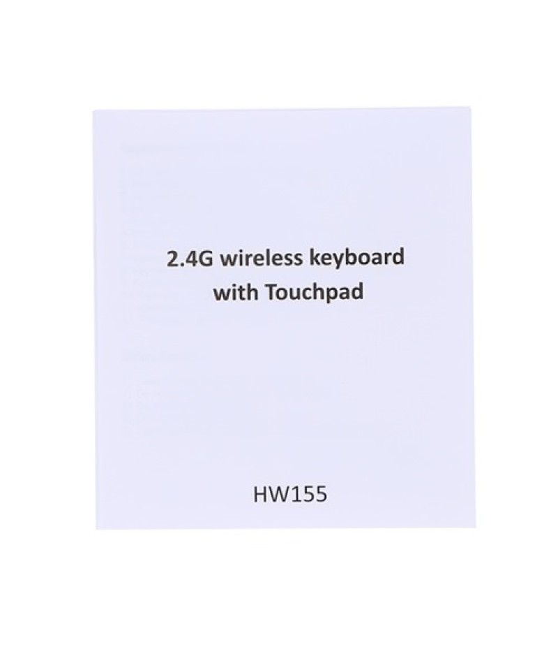 2.4G Wireless Touchpad Keyboard Multi-touch Ultra-slim with USB Receiver for Android Smart TV Computers Ladtops Desktops