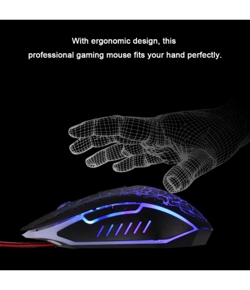 Gaming Mouse Wired RGB Ergonomic Game Mouse