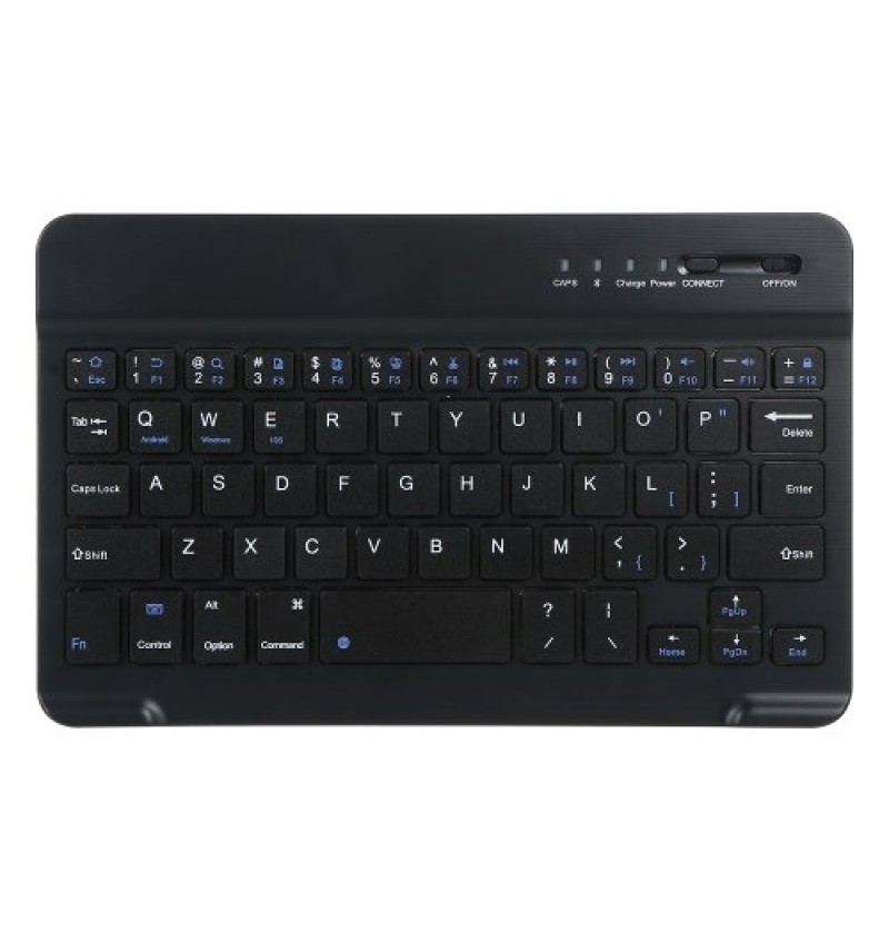 Detachable BT Keyboard Protective Case Slim and Portable Stable Support with Pen Slot Compatible with iPad mini6 Black