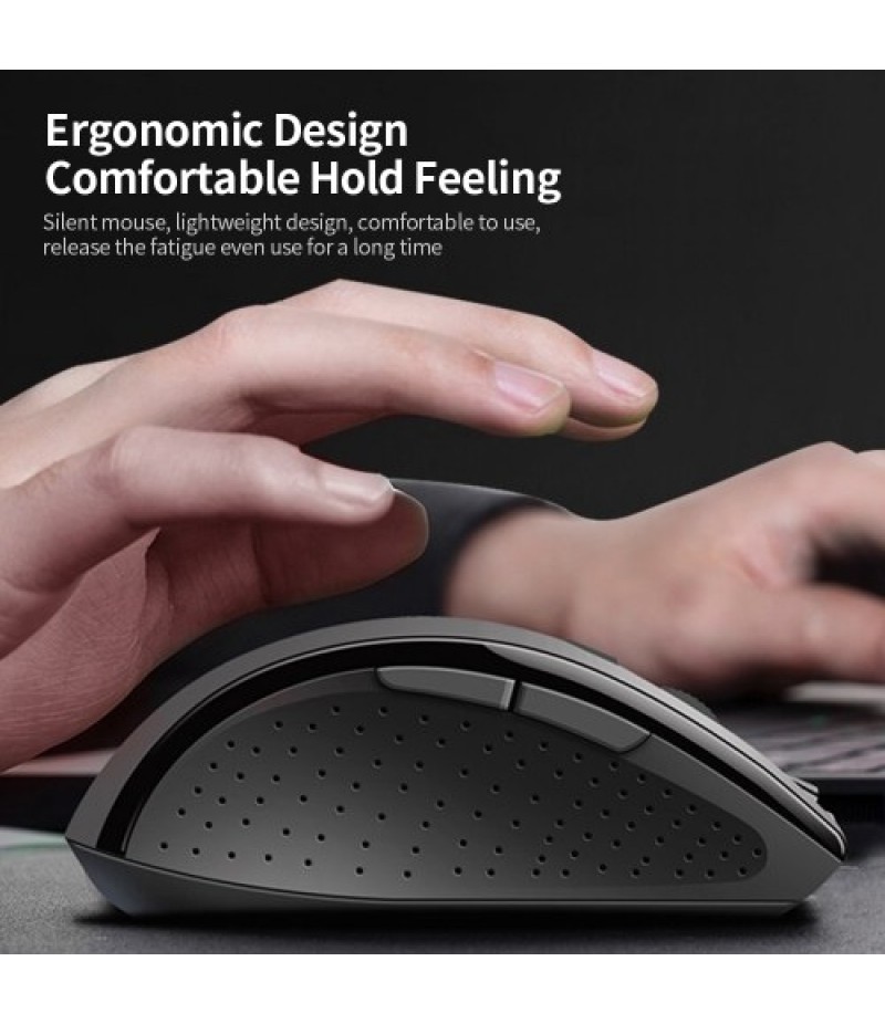 X5 AI Intelligent Voice Mouse 2.4G Wireless Silent Office Mouse 1200DPI Voice Typing/Translation Mouse for Win7/8/10/XP/Mac Blac