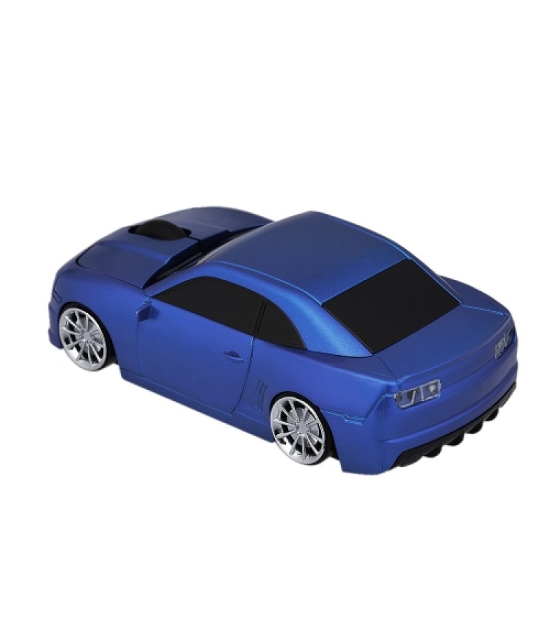 2.4G Wireless Car Mouse USB Computer Mice Car Shape 1000 DPI with LED Light Receiver for PC Laptop Black