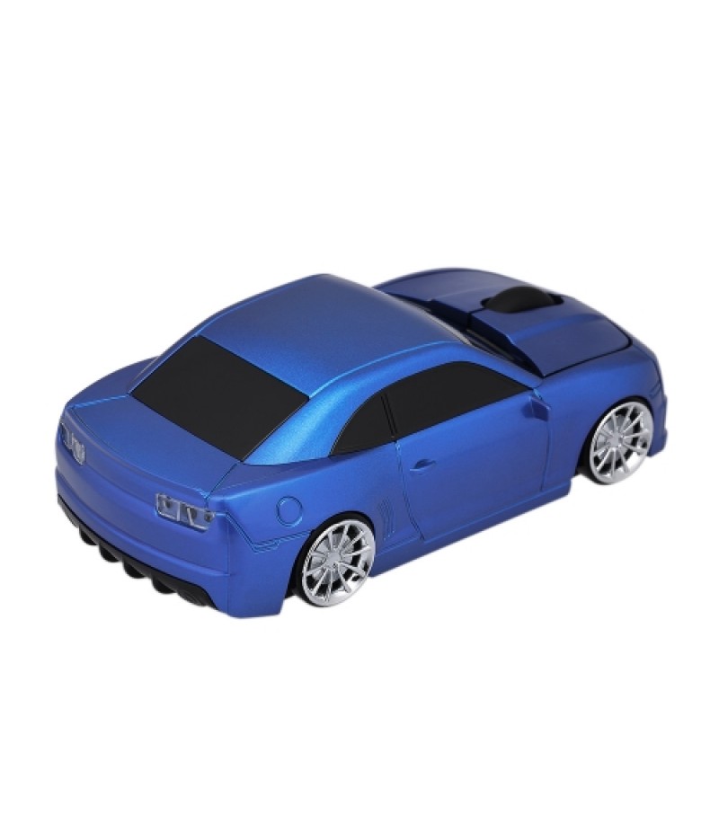 2.4G Wireless Car Mouse USB Computer Mice Car Shape 1000 DPI with LED Light Receiver for PC Laptop Black