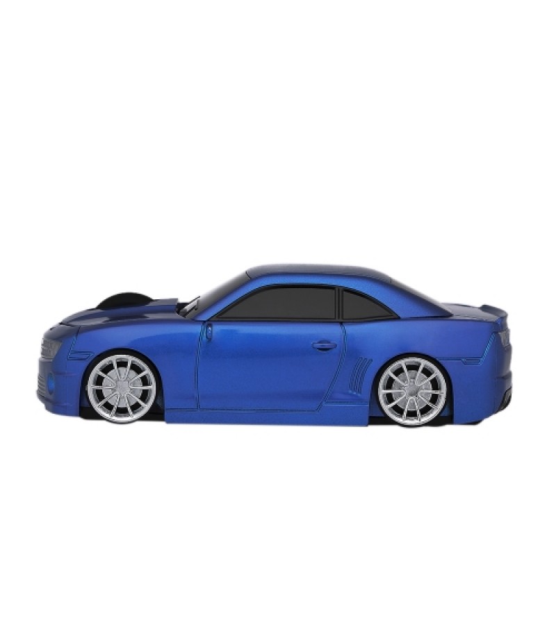 2.4G Wireless Car Mouse USB Computer Mice Car Shape 1000 DPI with LED Light Receiver for PC Laptop Black